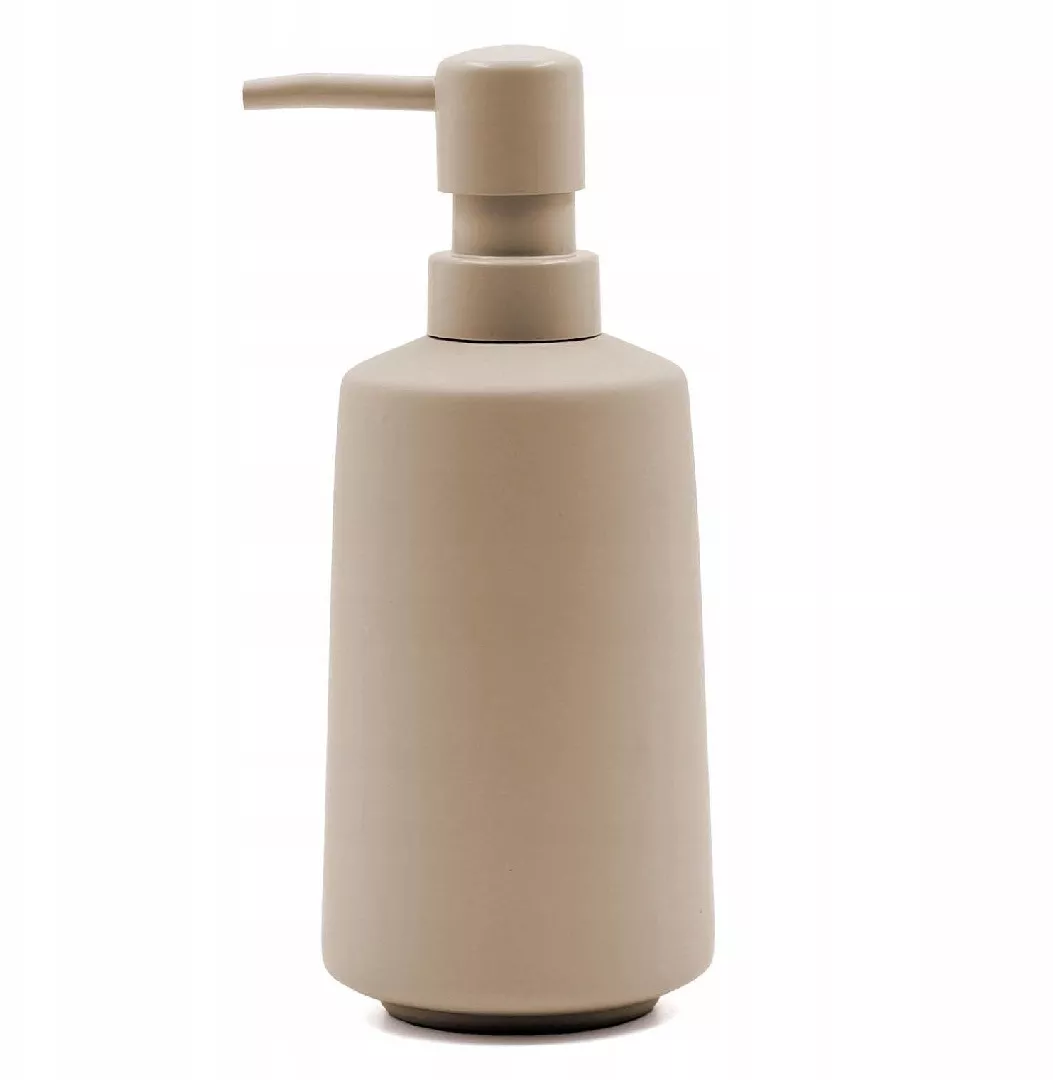 Ceramic dispenser in a single color